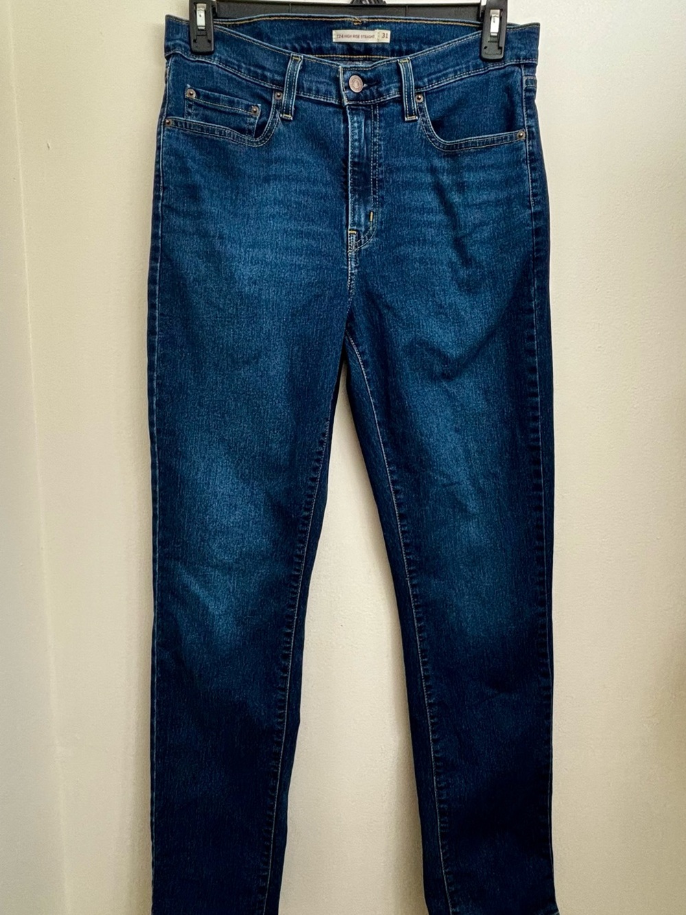 Levi's High Rise Straight Women's Dark Blue Jeans